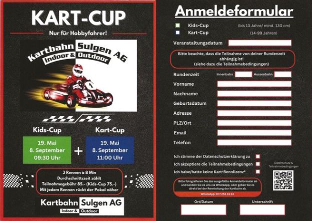 Kids-Cup / Kart-Cup - 19. Mai / 08.Sept. 2024